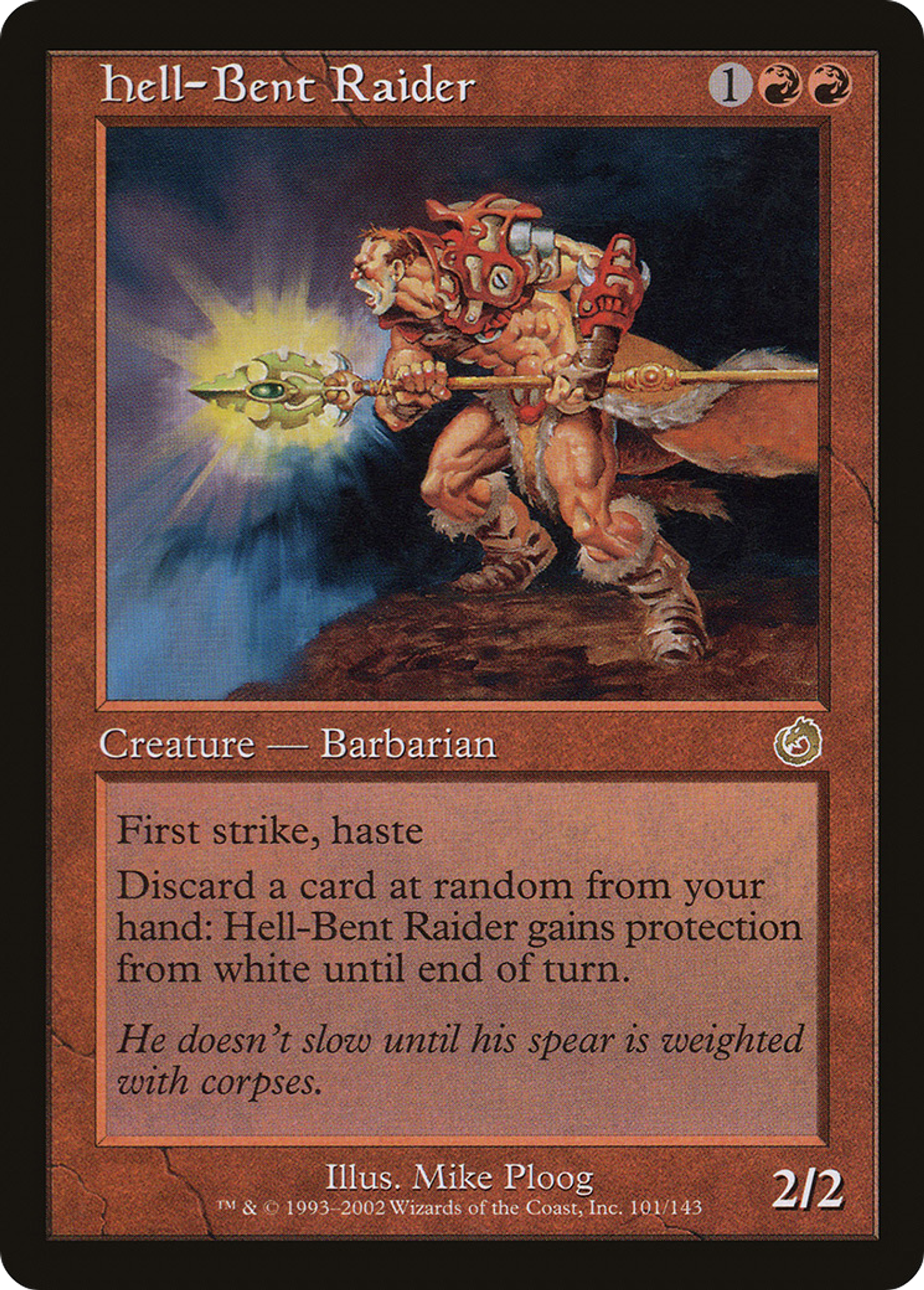 Hell-Bent Raider — Torment — Magic: The Gathering