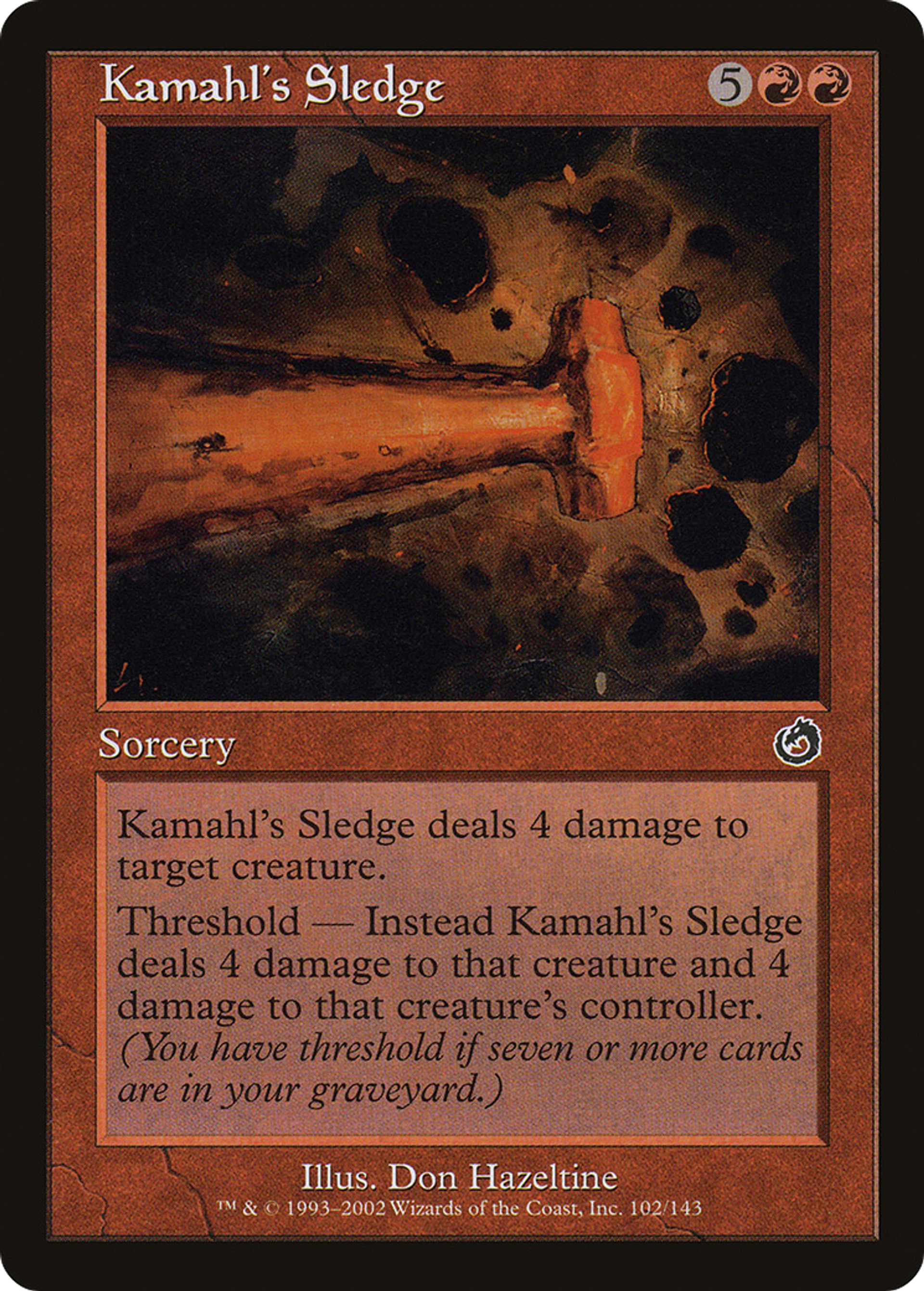 Kamahl's Sledge — Torment — Magic: The Gathering