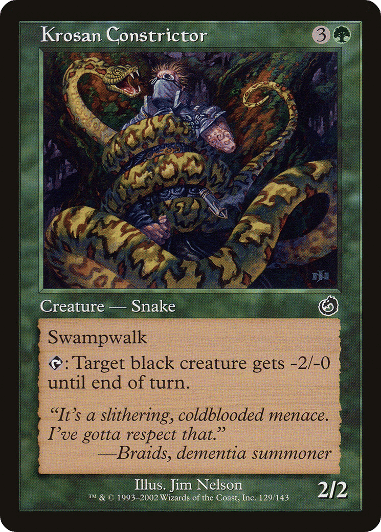 Krosan Constrictor — Torment — Magic: The Gathering