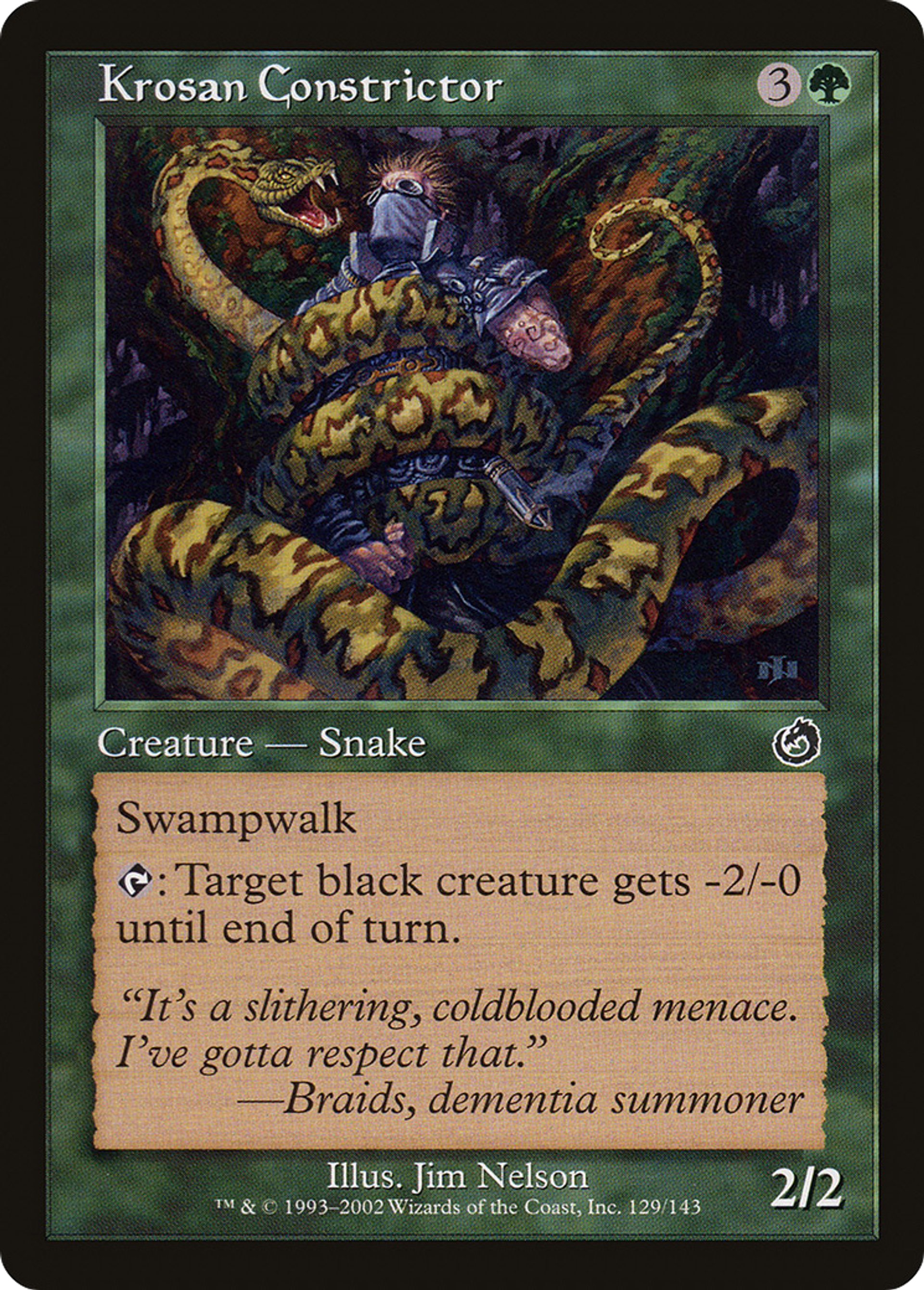 Krosan Constrictor — Torment — Magic: The Gathering