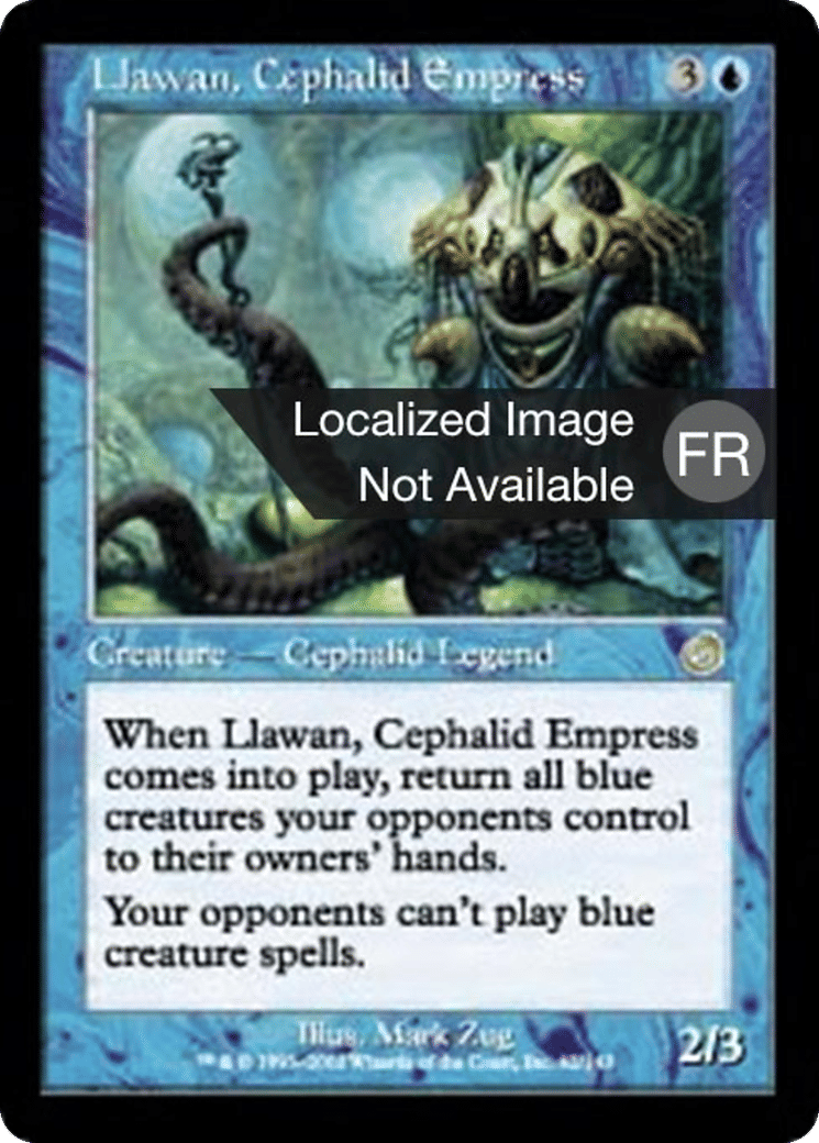 Llawan, impératrice céphalide — Torment — Magic: The Gathering