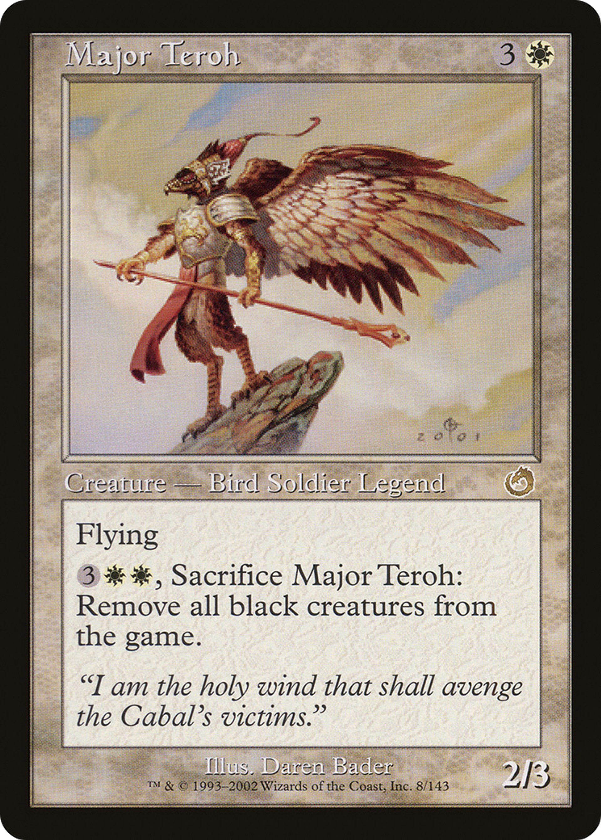 Major Téroh — Torment — Magic: The Gathering