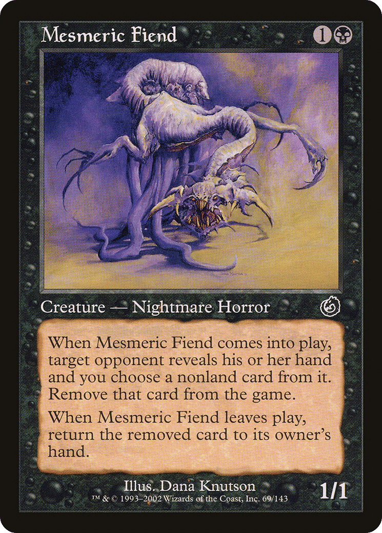 Mesmeric Fiend — Torment — Magic: The Gathering