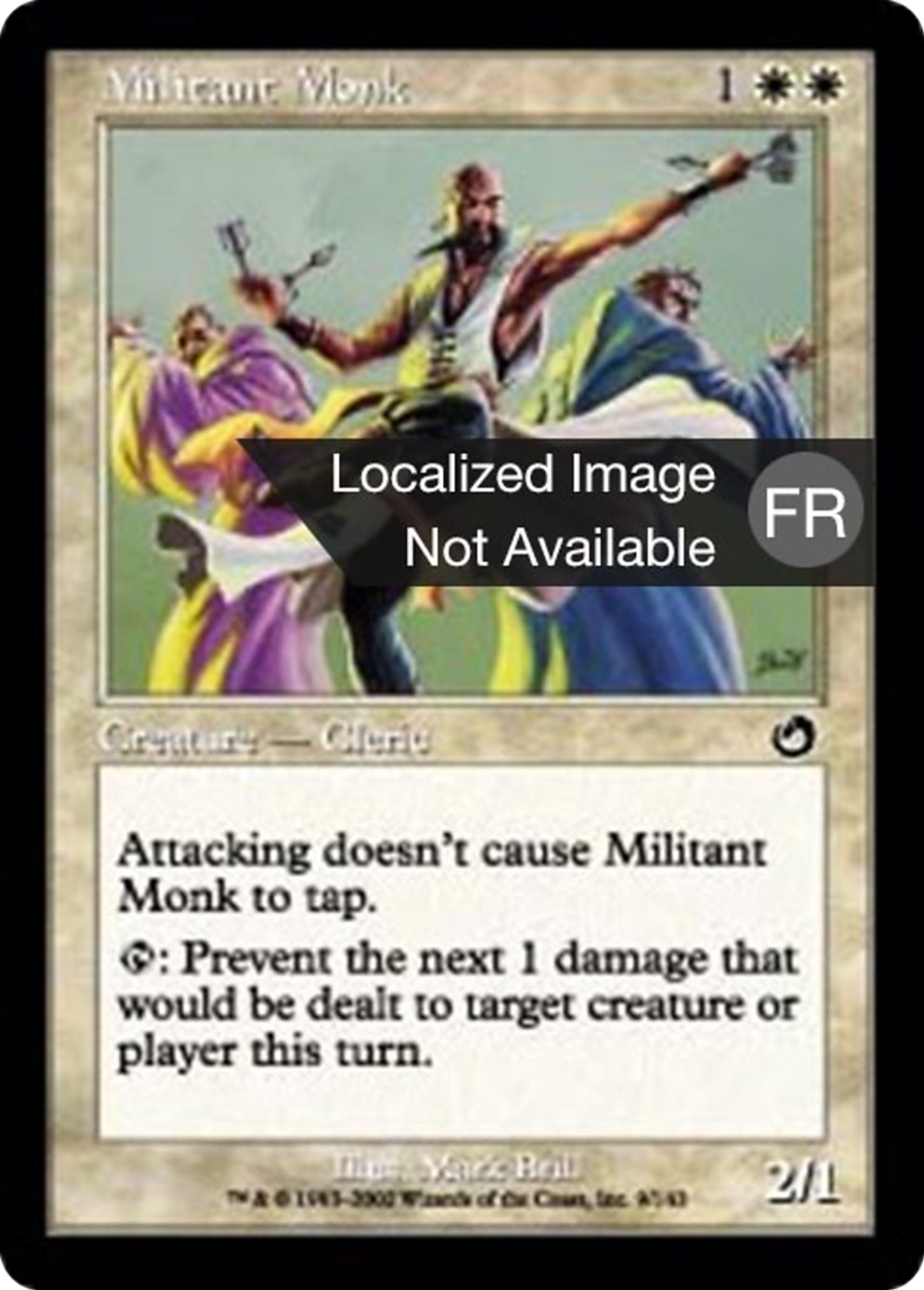 Moine militant — Torment — Magic: The Gathering