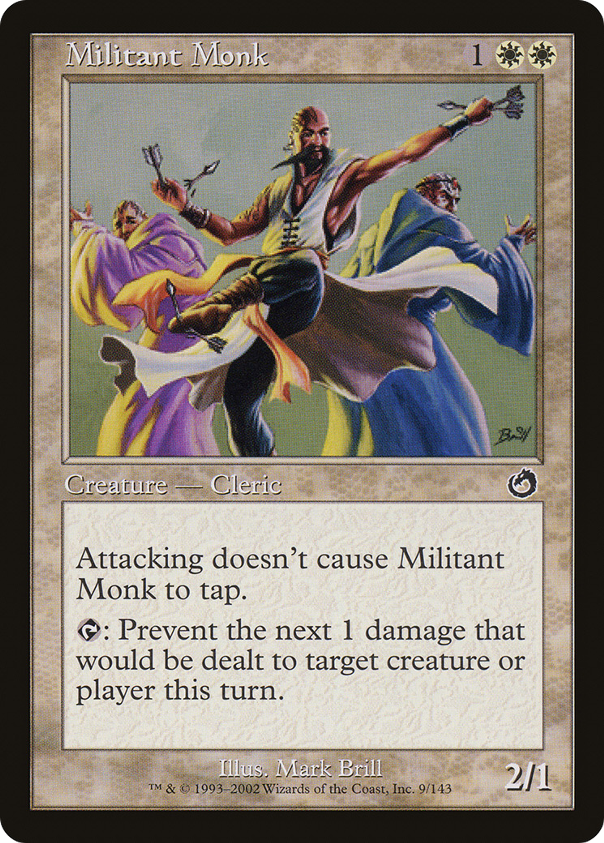 Militant Monk — Torment — Magic: The Gathering
