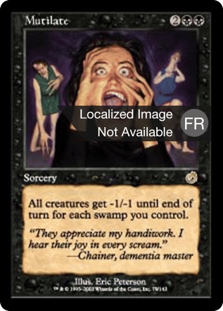 Mutilation — Torment — Magic: The Gathering