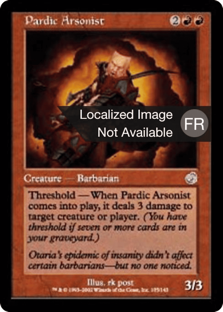 Incendiaire pardique — Torment — Magic: The Gathering