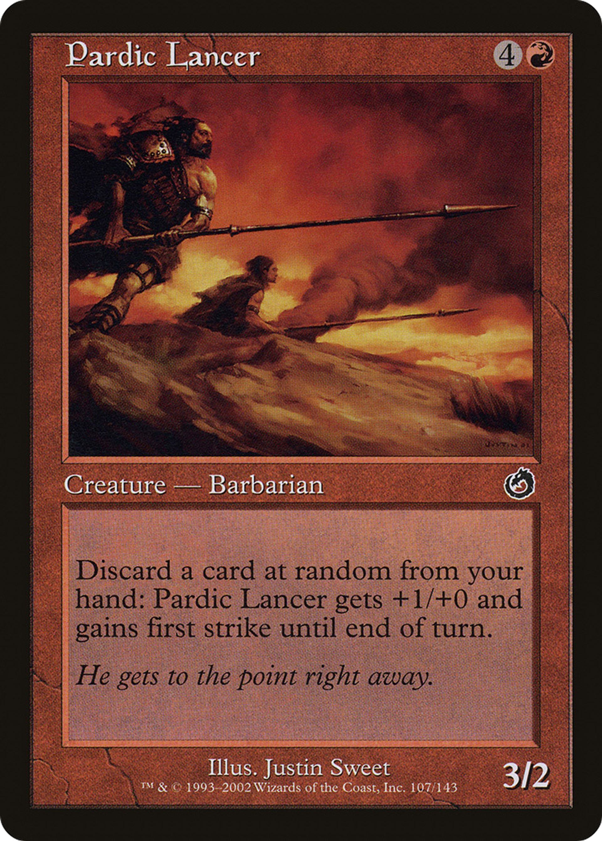 Pardic Lancer — Torment — Magic: The Gathering