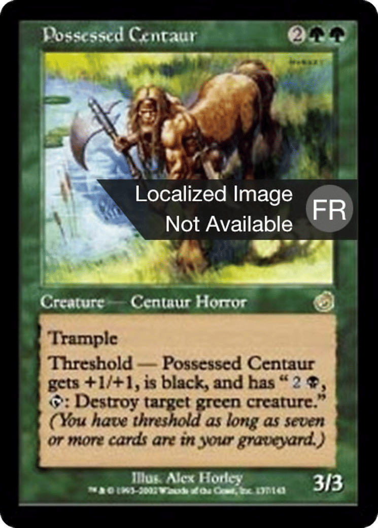 Centaure possédé — Torment — Magic: The Gathering