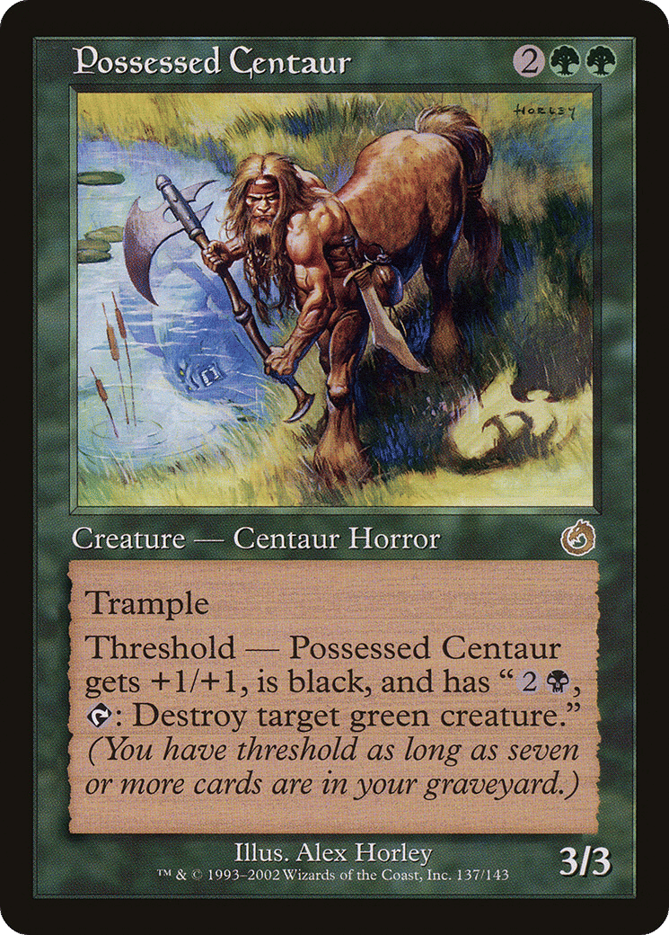 Possessed Centaur — Torment — Magic: The Gathering