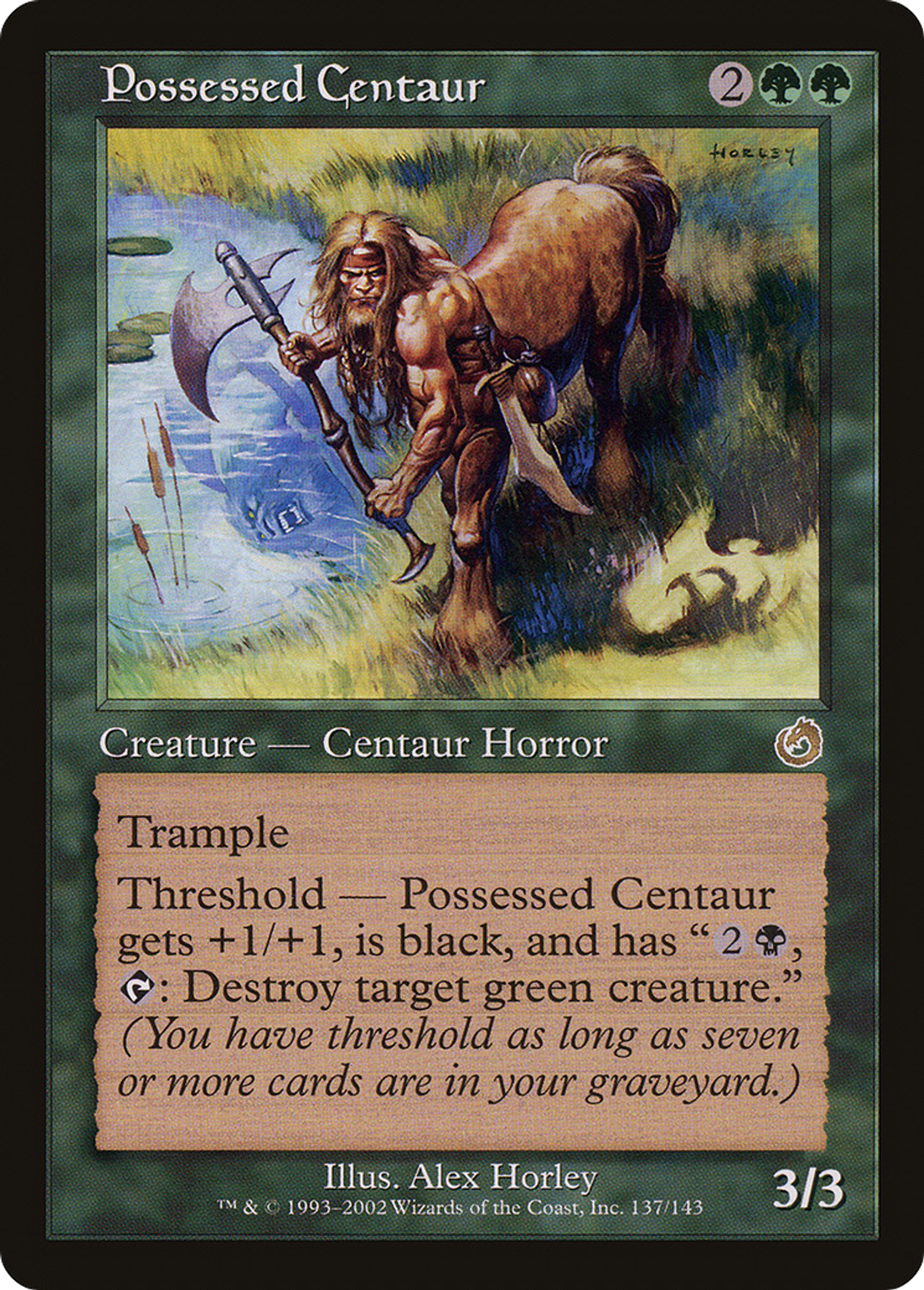 Possessed Centaur — Torment — Magic: The Gathering
