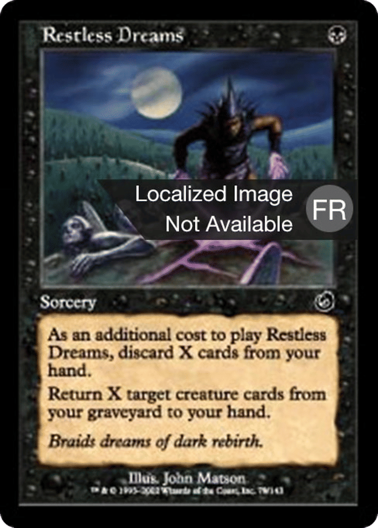 Rêves agités — Torment — Magic: The Gathering