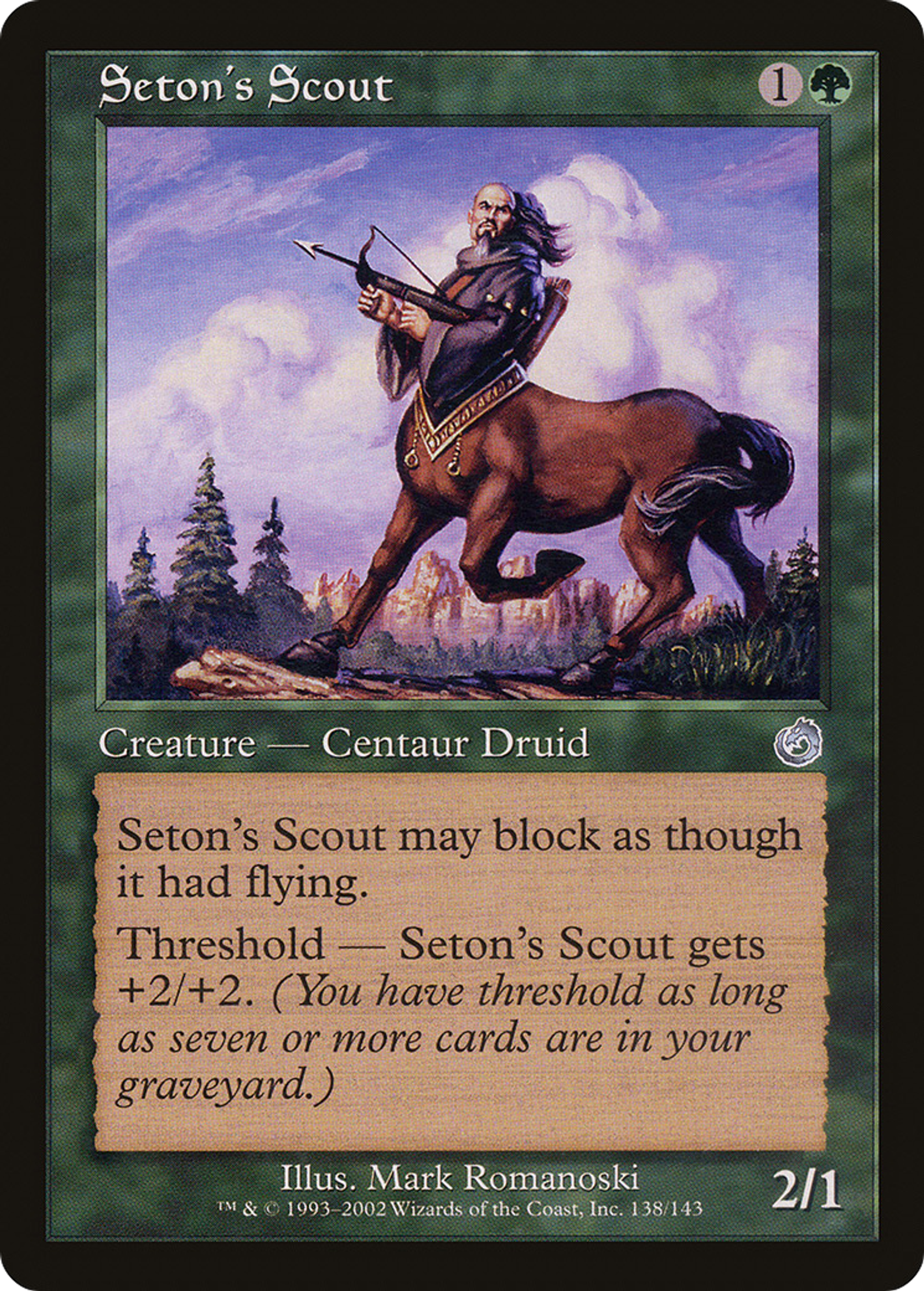 Seton's Scout — Torment — Magic: The Gathering