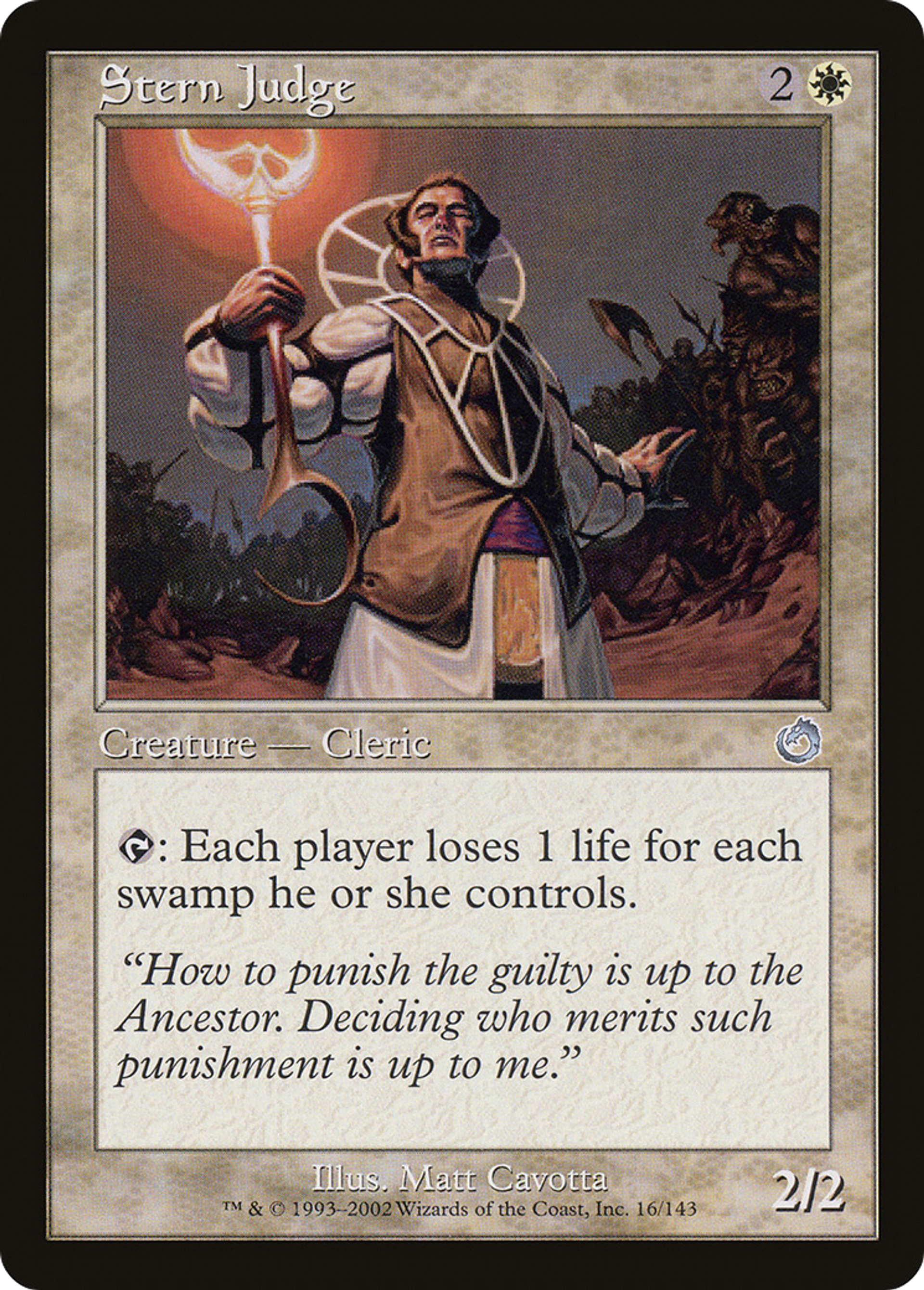 Juge sévère — Torment — Magic: The Gathering