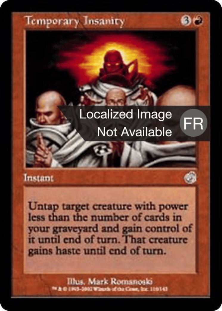 Démence passagère — Torment — Magic: The Gathering