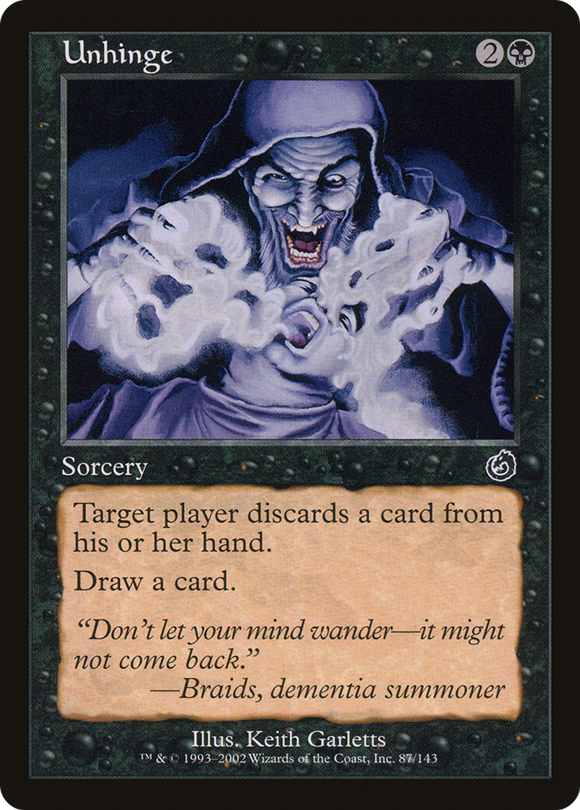 Unhinge — Torment — Magic: The Gathering
