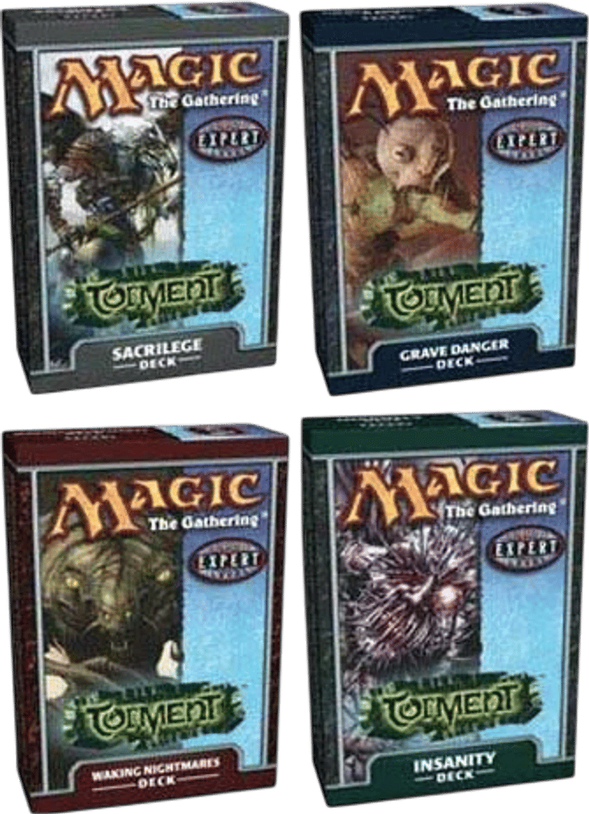Torment Theme Deck Display from Torment - Magic: The Gathering