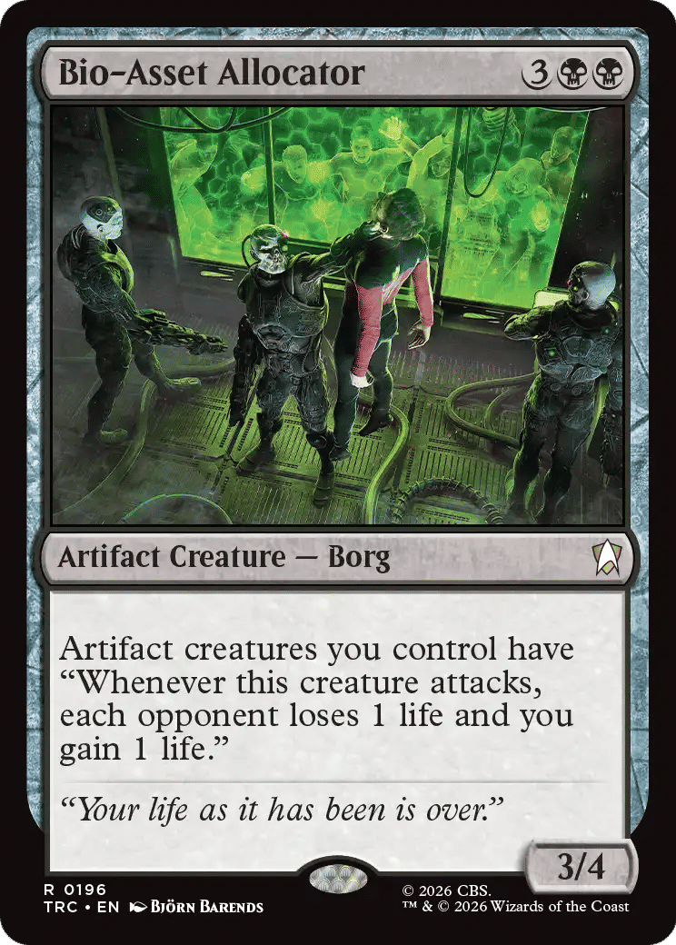 Bio-Asset Allocator — Star Trek Commander — Magic: The Gathering