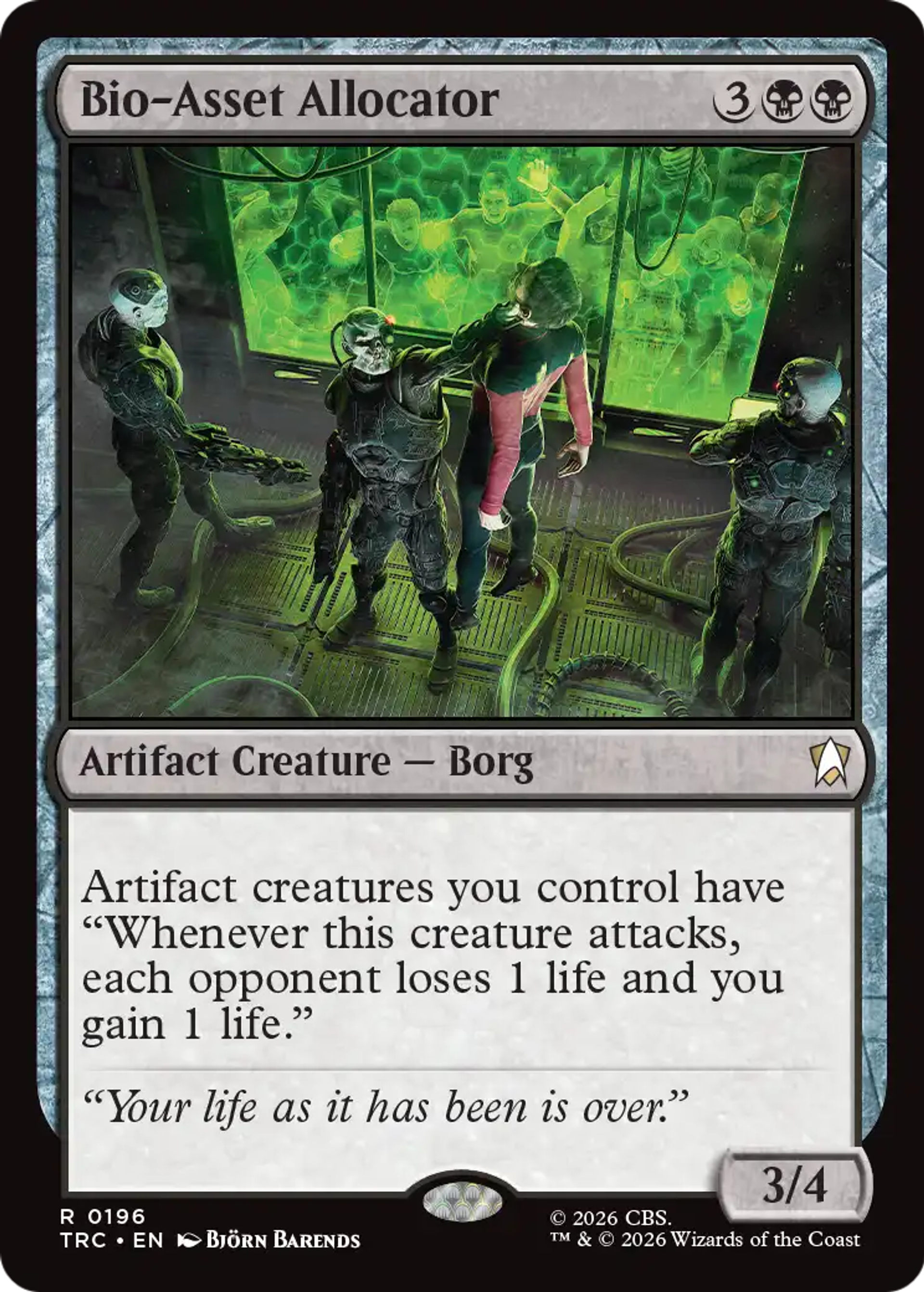 Bio-Asset Allocator — Star Trek Commander — Magic: The Gathering
