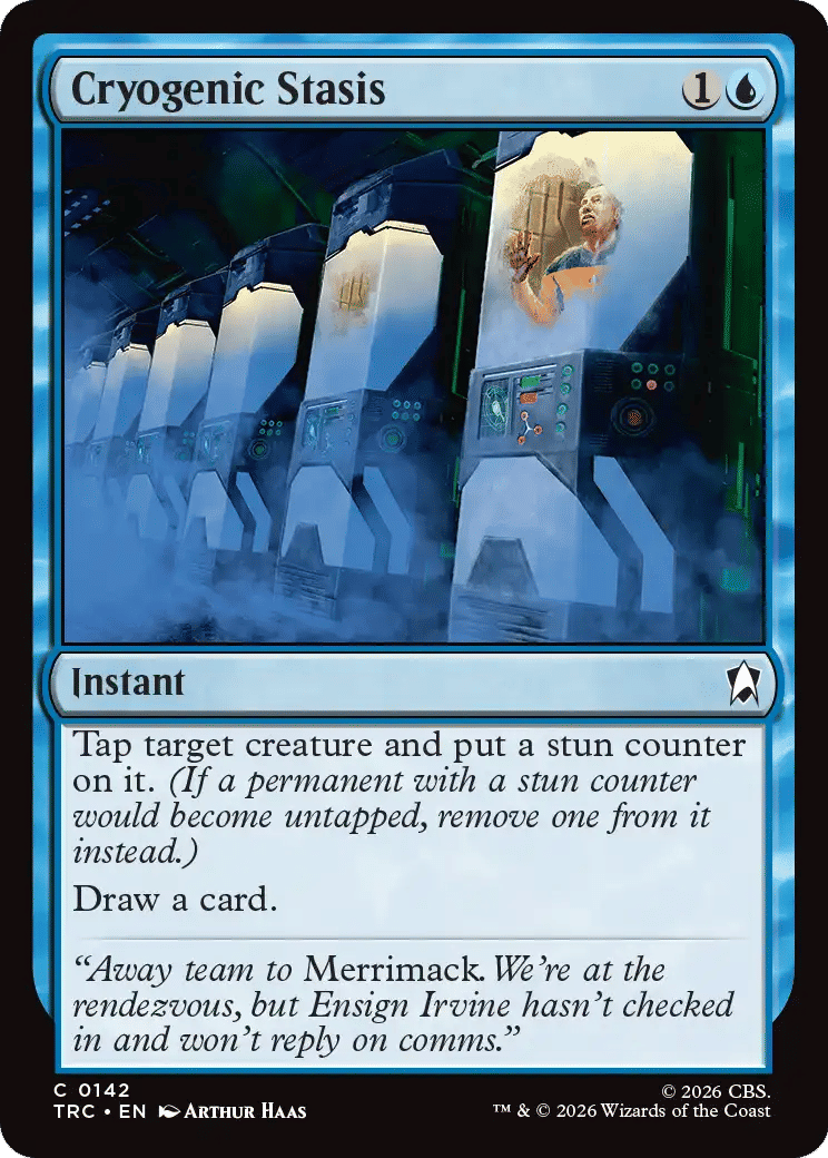 Cryogenic Stasis — Star Trek Commander — Magic: The Gathering