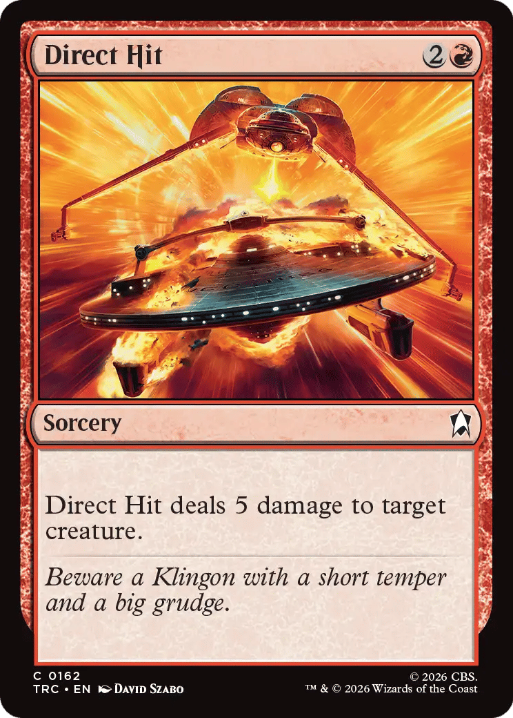 Direct Hit — Star Trek Commander — Magic: The Gathering