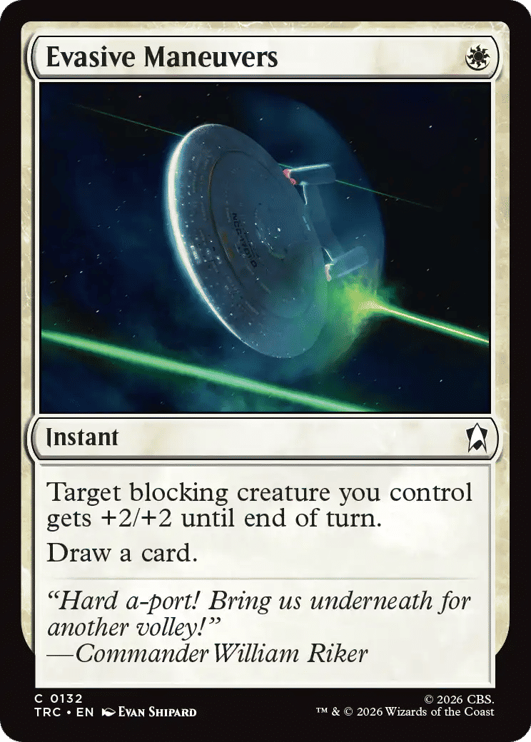 Evasive Maneuvers — Star Trek Commander — Magic: The Gathering