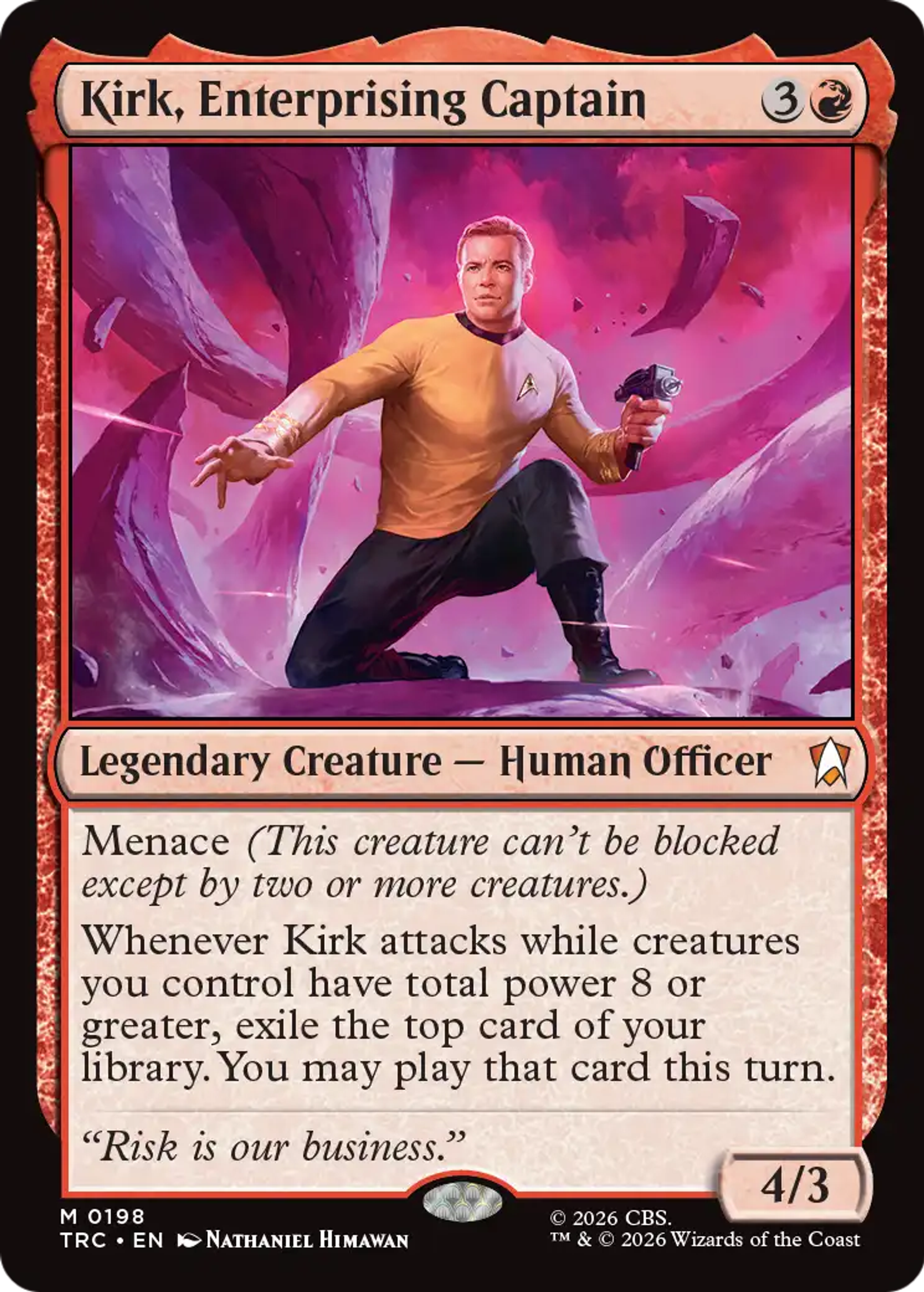 Kirk, Enterprising Captain — Star Trek Commander — Magic: The Gathering