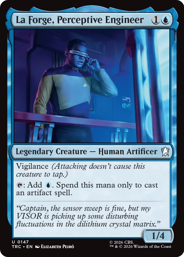 La Forge, Perceptive Engineer — Star Trek Commander — Magic: The Gathering