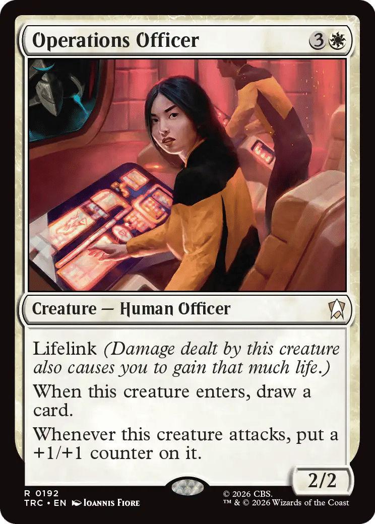 Operations Officer — Star Trek Commander — Magic: The Gathering