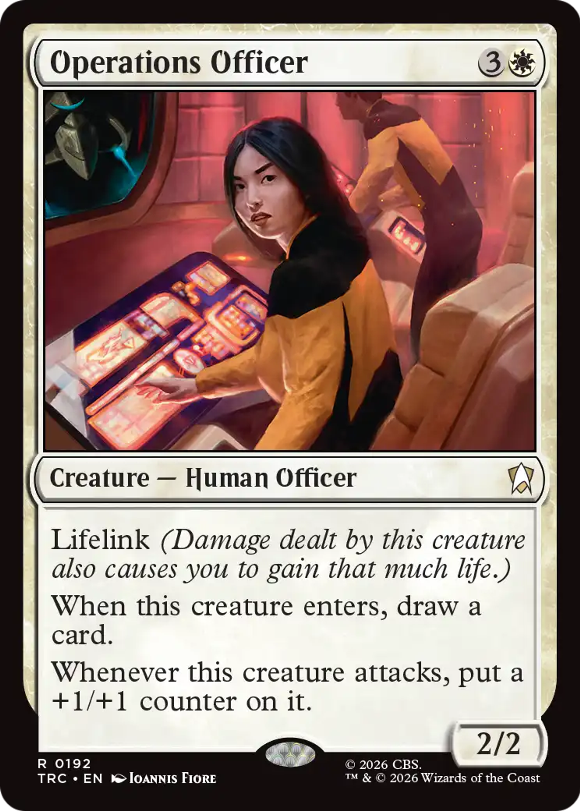 Operations Officer — Star Trek Commander — Magic: The Gathering