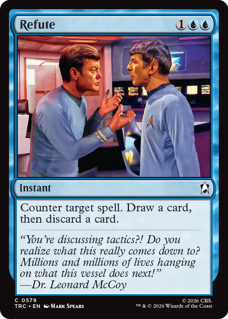 Refute — Star Trek Commander — Magic: The Gathering