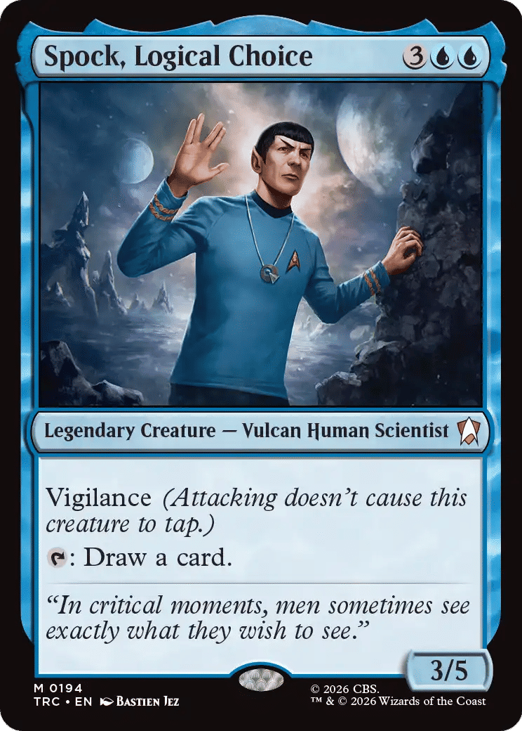 Spock, Logical Choice — Star Trek Commander — Magic: The Gathering