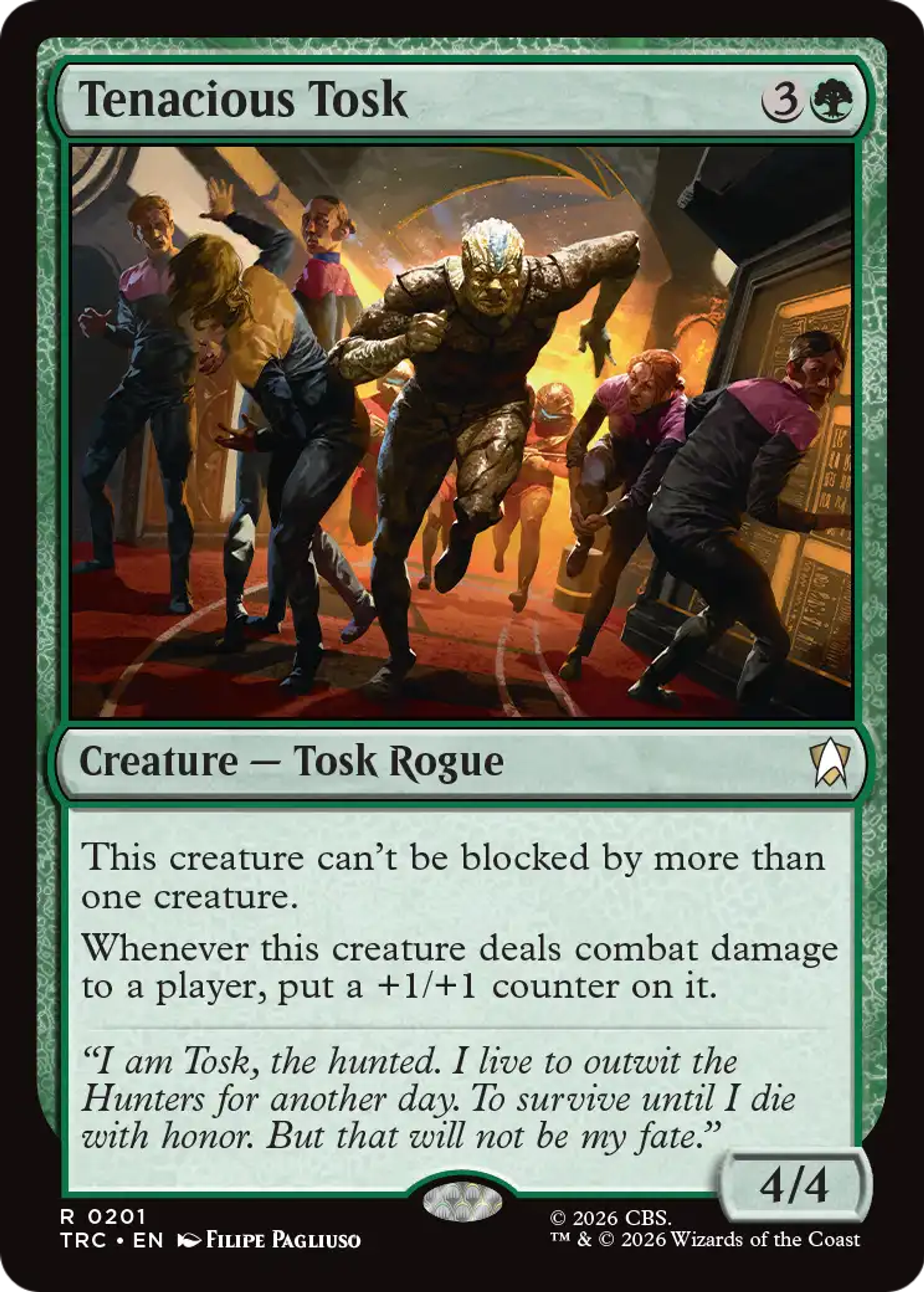 Tenacious Tosk — Star Trek Commander — Magic: The Gathering
