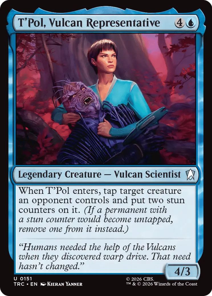T'Pol, Vulcan Representative — Star Trek Commander — Magic: The Gathering