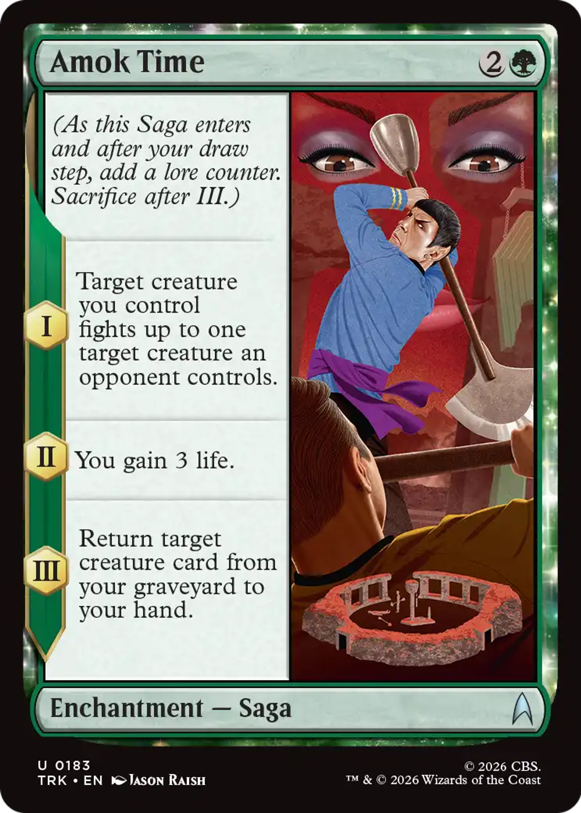 Amok Time — Star Trek — Magic: The Gathering