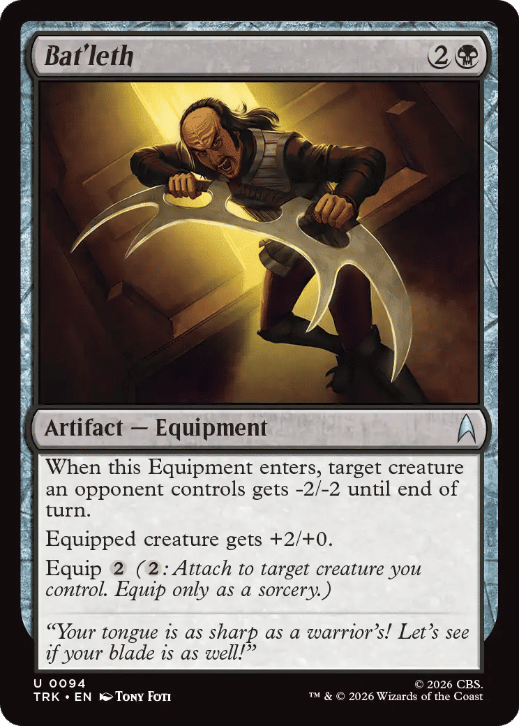Bat'leth — Star Trek — Magic: The Gathering