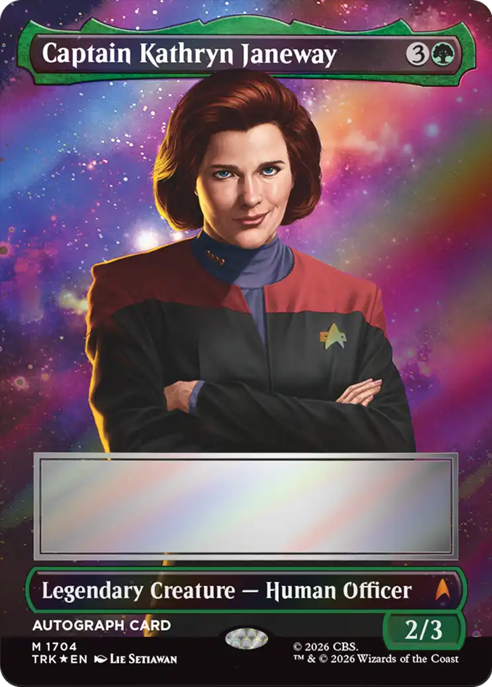 Captain Kathryn Janeway — Star Trek — Magic: The Gathering