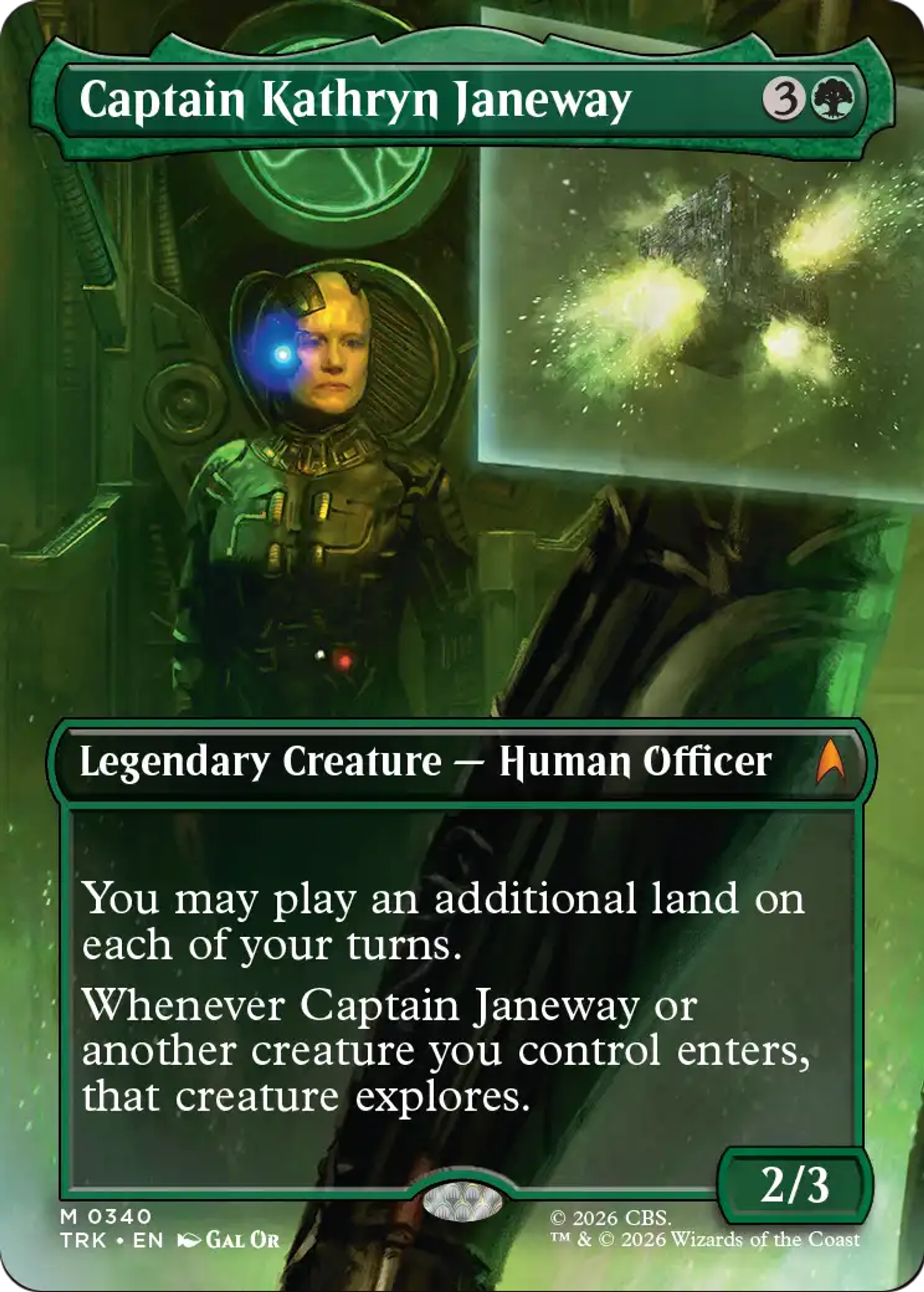 Captain Kathryn Janeway — Star Trek — Magic: The Gathering
