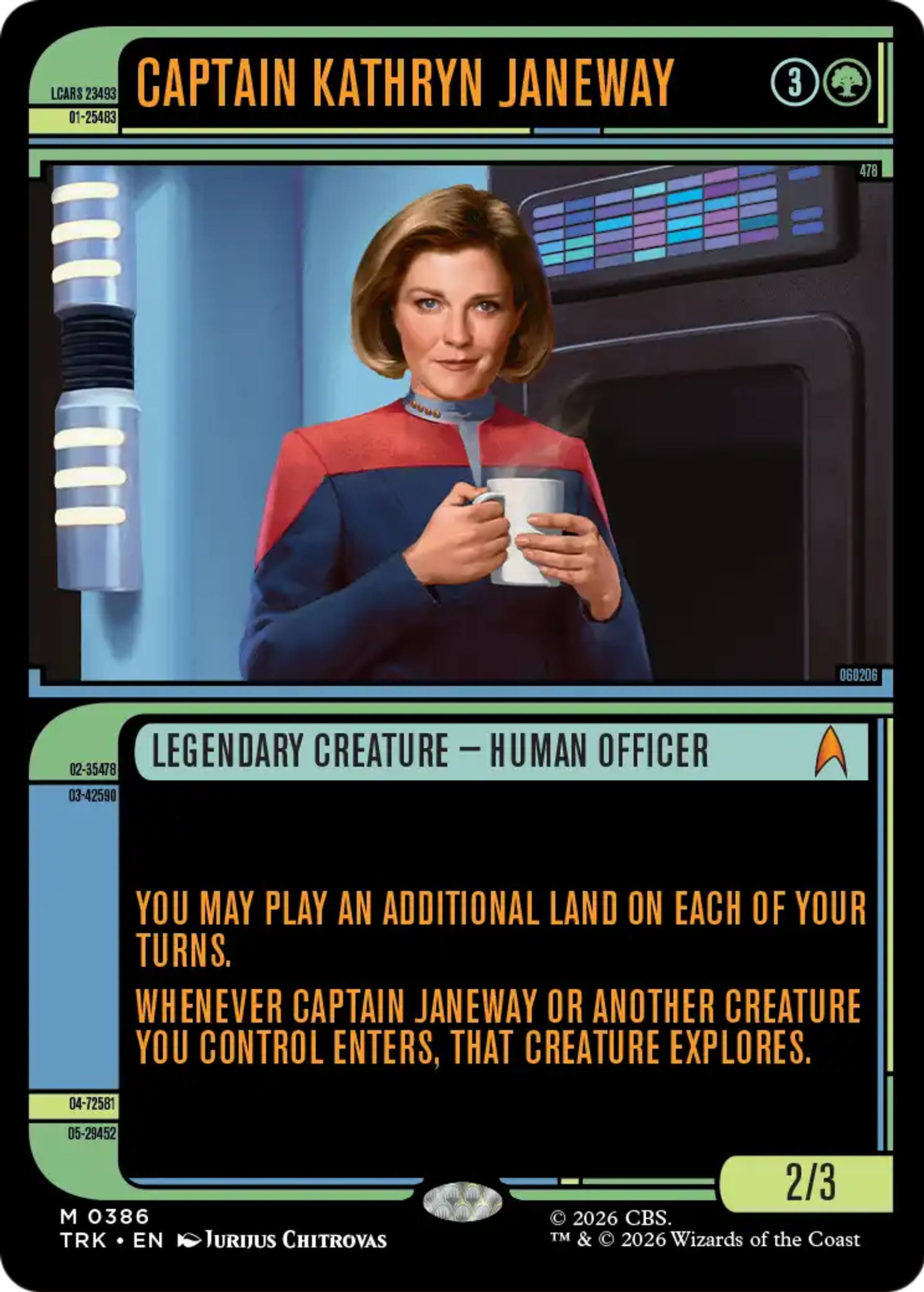 Captain Kathryn Janeway — Star Trek — Magic: The Gathering