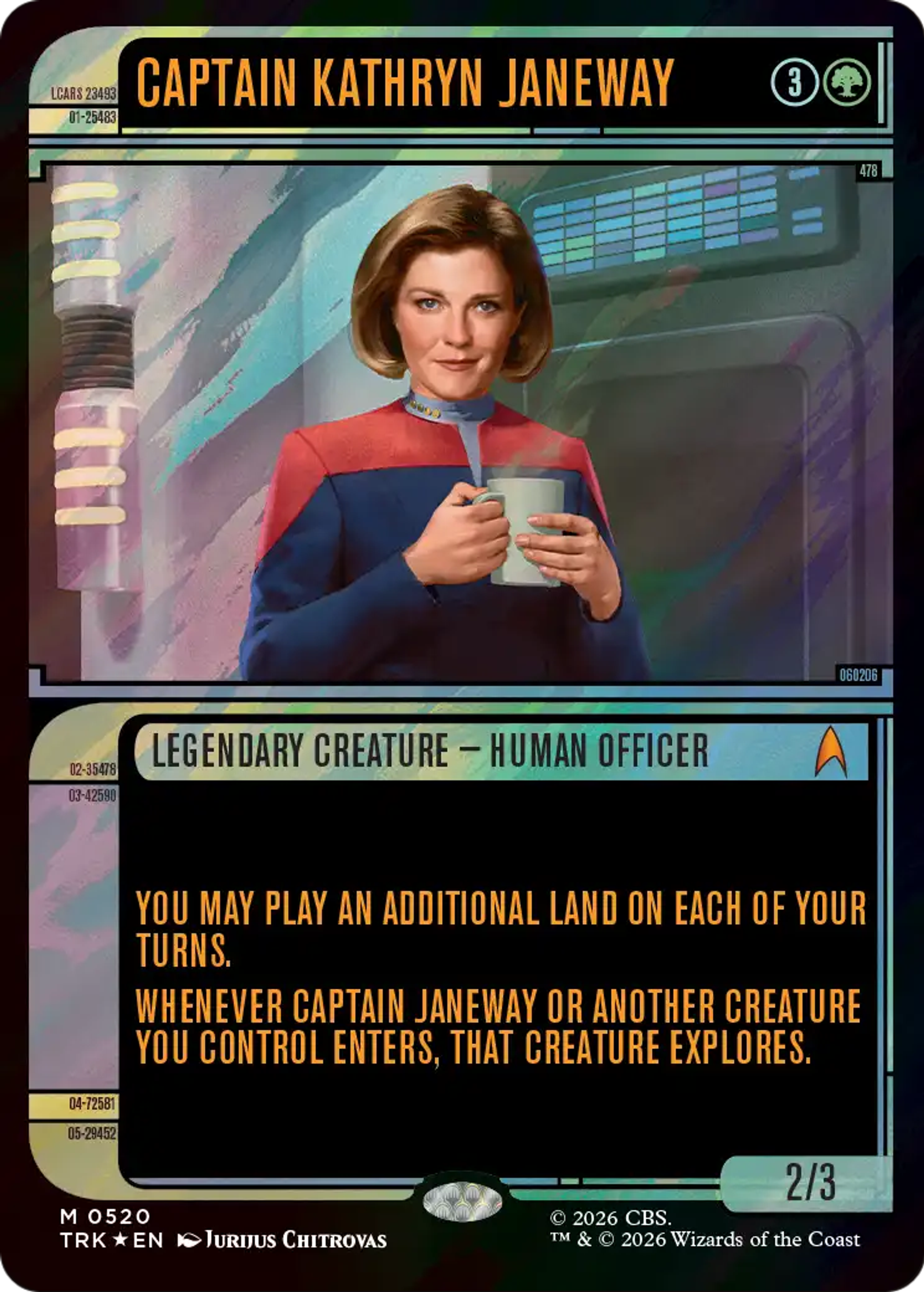 Captain Kathryn Janeway — Star Trek — Magic: The Gathering
