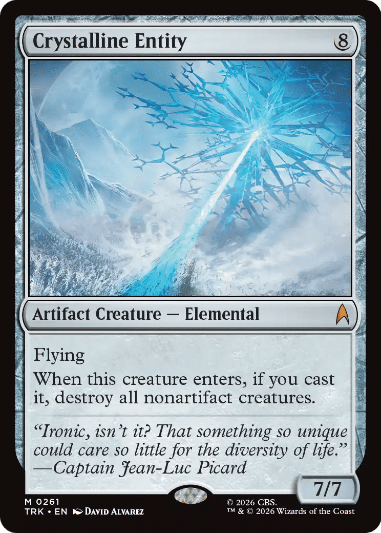 Crystalline Entity — Star Trek — Magic: The Gathering