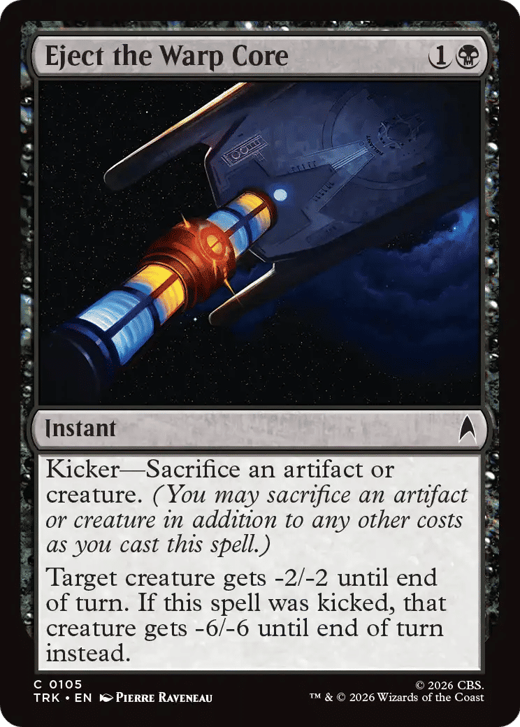 Eject the Warp Core — Star Trek — Magic: The Gathering