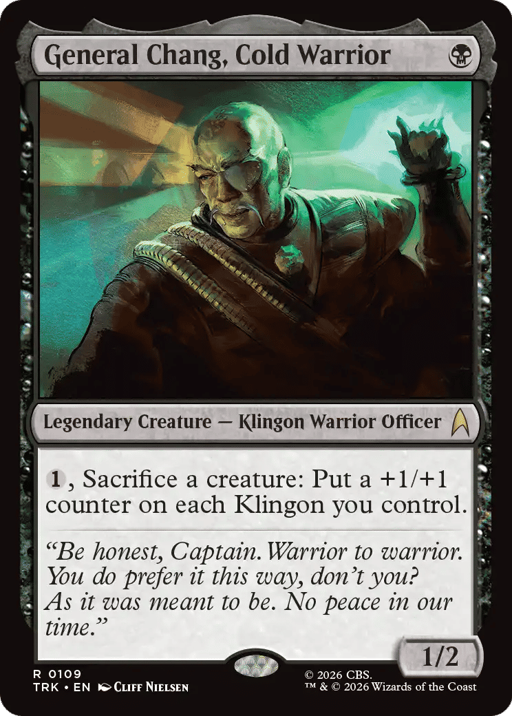 General Chang, Cold Warrior — Star Trek — Magic: The Gathering