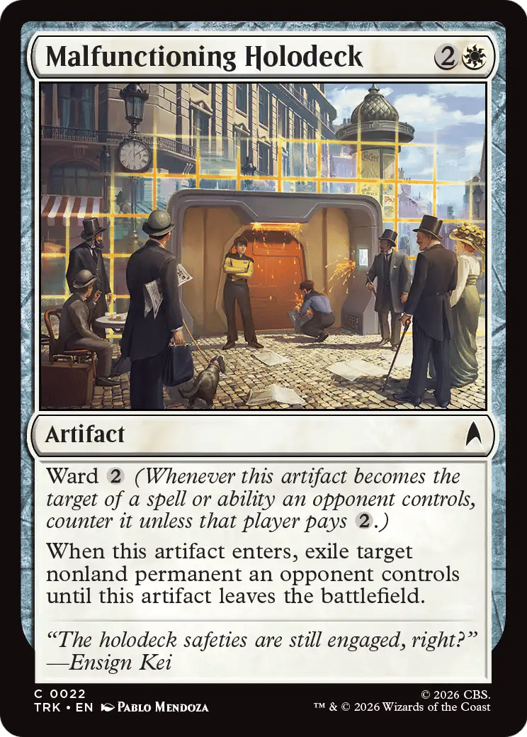 Malfunctioning Holodeck — Star Trek — Magic: The Gathering
