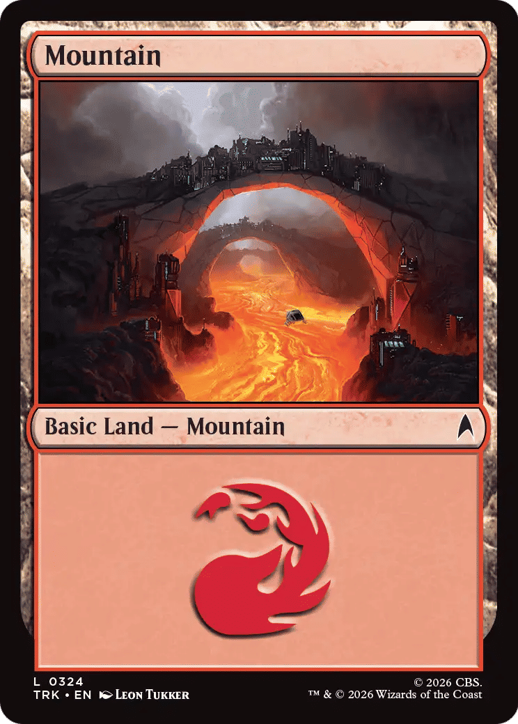 Mountain — Star Trek — Magic: The Gathering