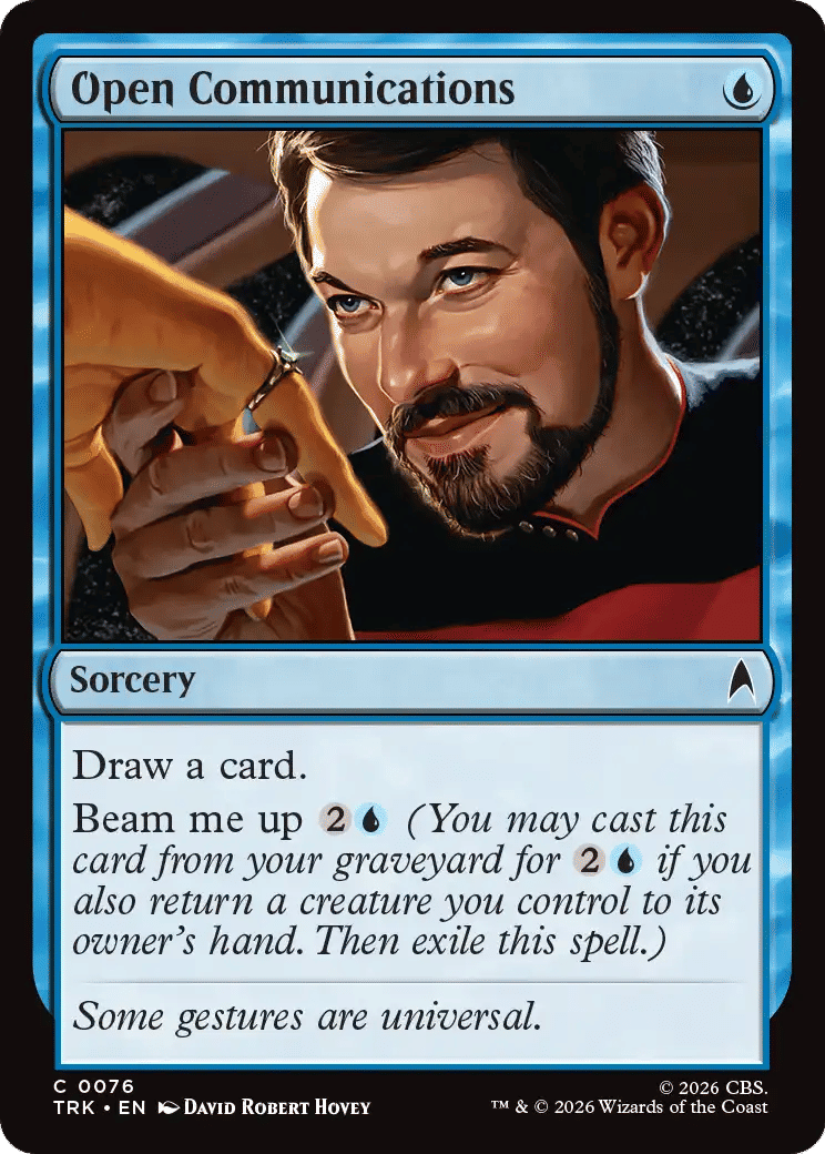 Open Communications — Star Trek — Magic: The Gathering