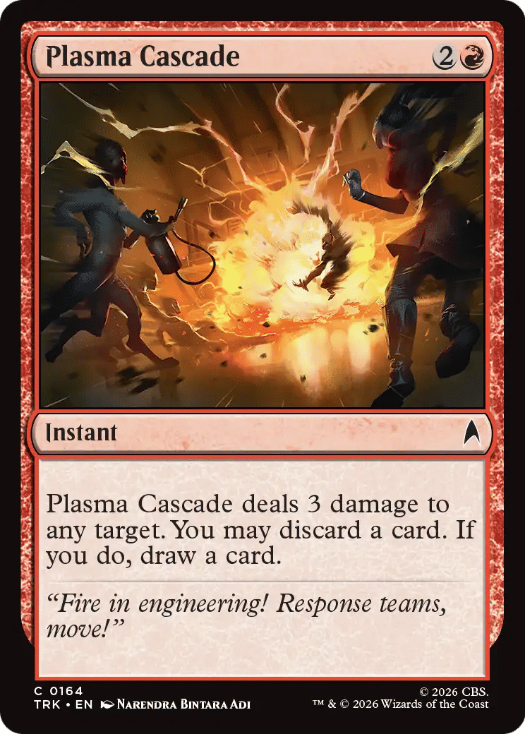Plasma Cascade — Star Trek — Magic: The Gathering