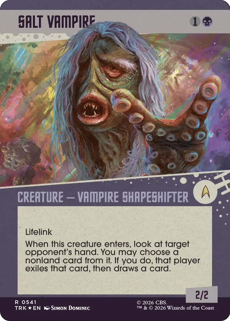 Salt Vampire — Star Trek — Magic: The Gathering