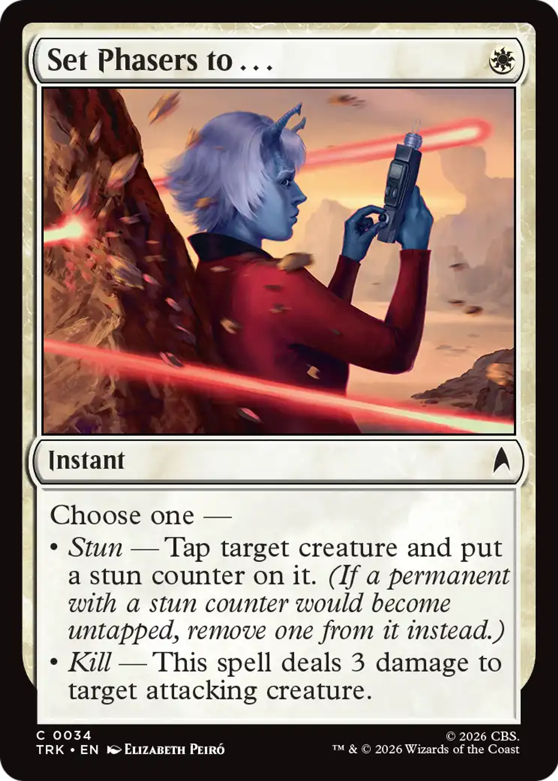 Set Phasers to . . . — Star Trek — Magic: The Gathering