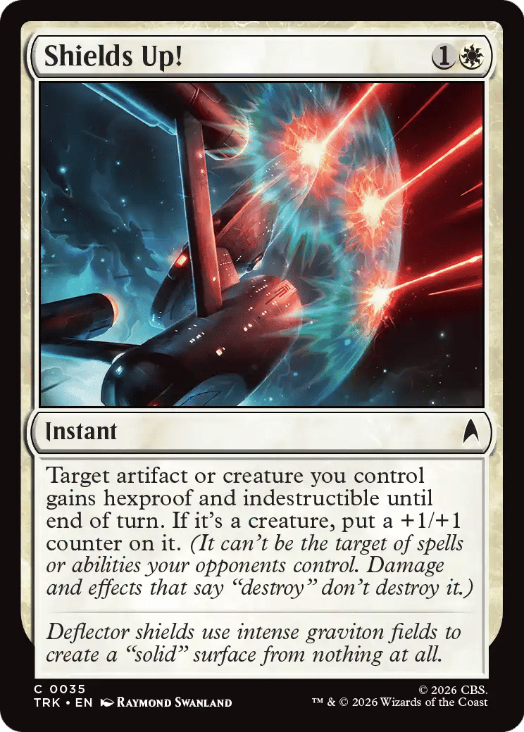 Shields Up! — Star Trek — Magic: The Gathering